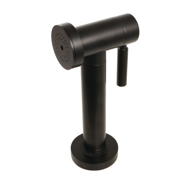 Kingston Brass KSSPR0 Brass Kitchen Side Sprayer, Matte Black KSSPR0